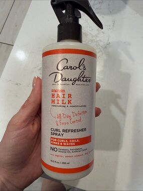 Carols Daughter Hair Milk Curl Refresher Spray - White & Orange